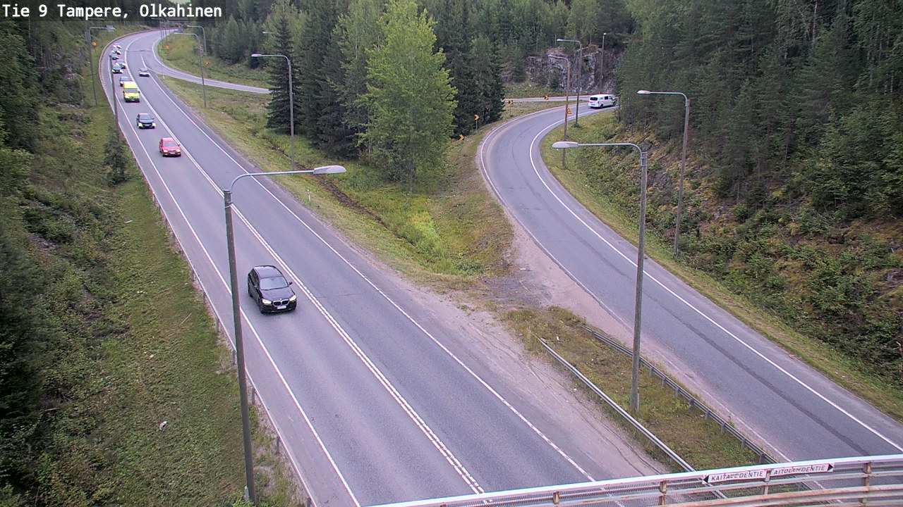 Weather Camera Image Road 9 Tampere, Olkahinen, Tampere, Pirkanmaa