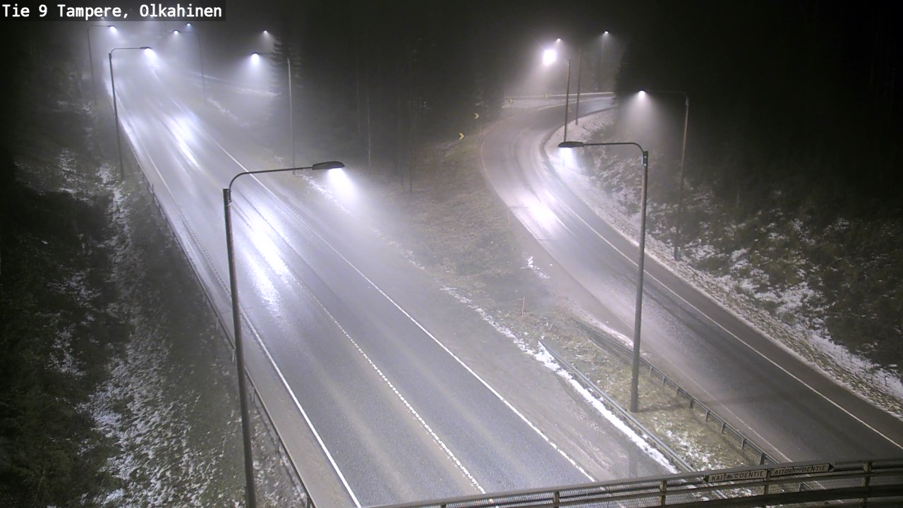 Weather Camera Image Väg 9 Tammerfors, Olkahinen, Tampere, Pirkanmaa