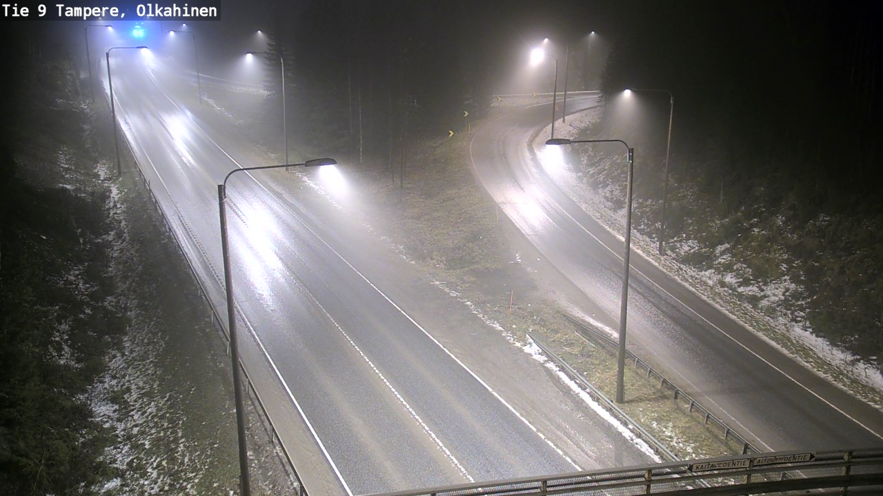 Weather Camera Image Väg 9 Tammerfors, Olkahinen, Tampere, Pirkanmaa