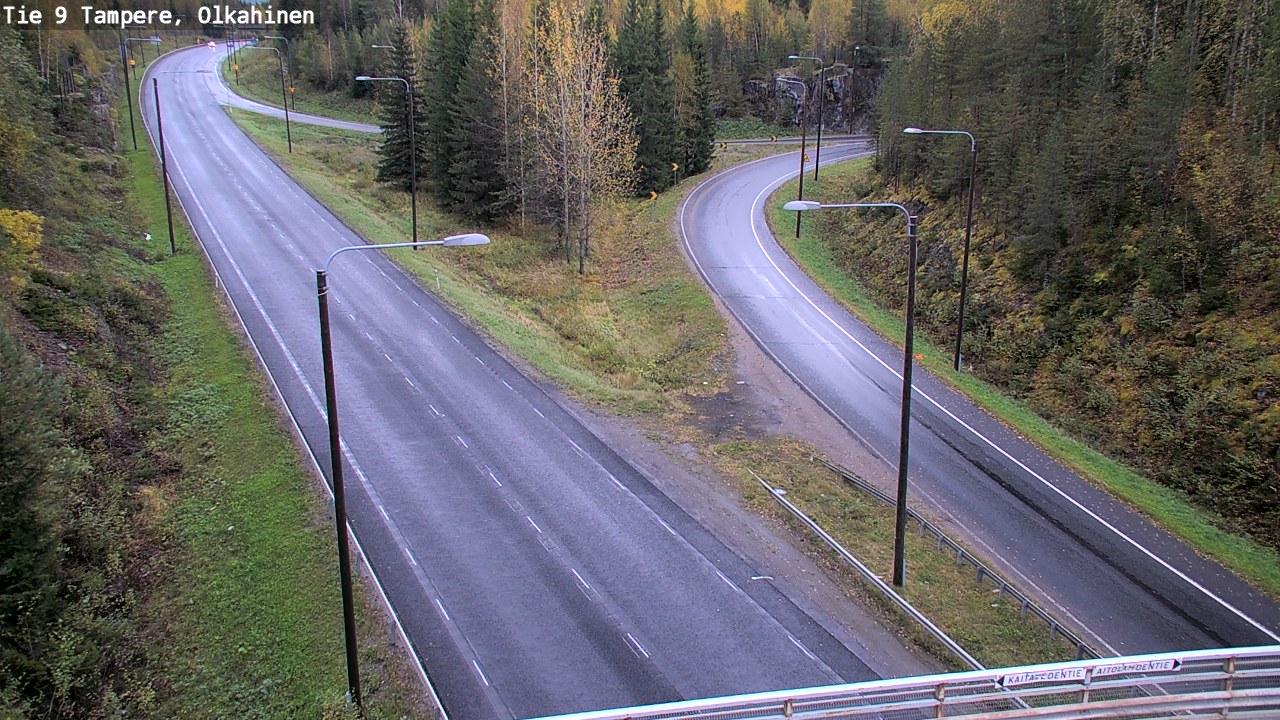 Weather Camera Image Road 9 Tampere, Olkahinen, Tampere, Pirkanmaa