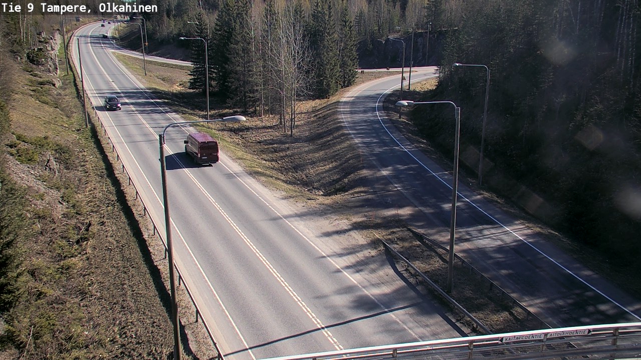 Weather Camera Image Road 9 Tampere, Olkahinen, Tampere, Pirkanmaa