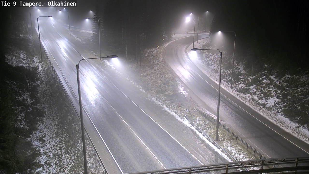 Weather Camera Image Väg 9 Tammerfors, Olkahinen, Tampere, Pirkanmaa