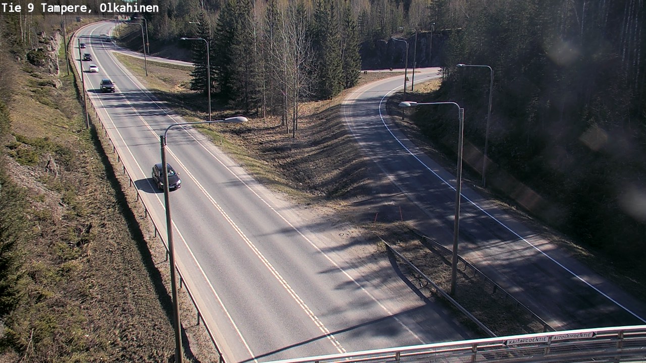 Weather Camera Image Road 9 Tampere, Olkahinen, Tampere, Pirkanmaa