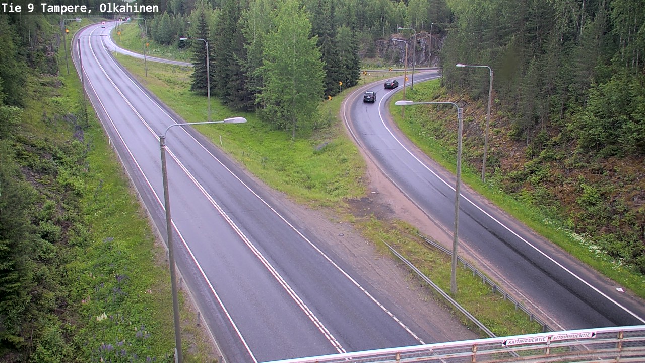 Weather Camera Image Väg 9 Tammerfors, Olkahinen, Tampere, Pirkanmaa