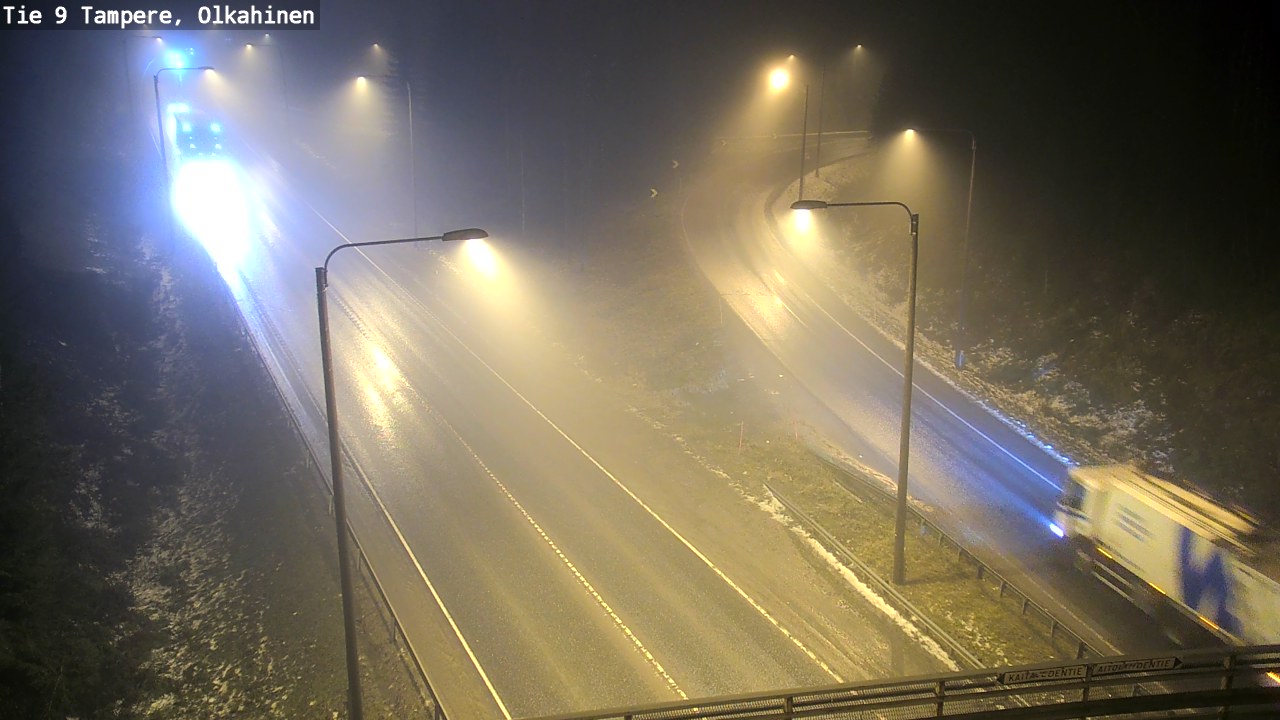 Weather Camera Image Väg 9 Tammerfors, Olkahinen, Tampere, Pirkanmaa