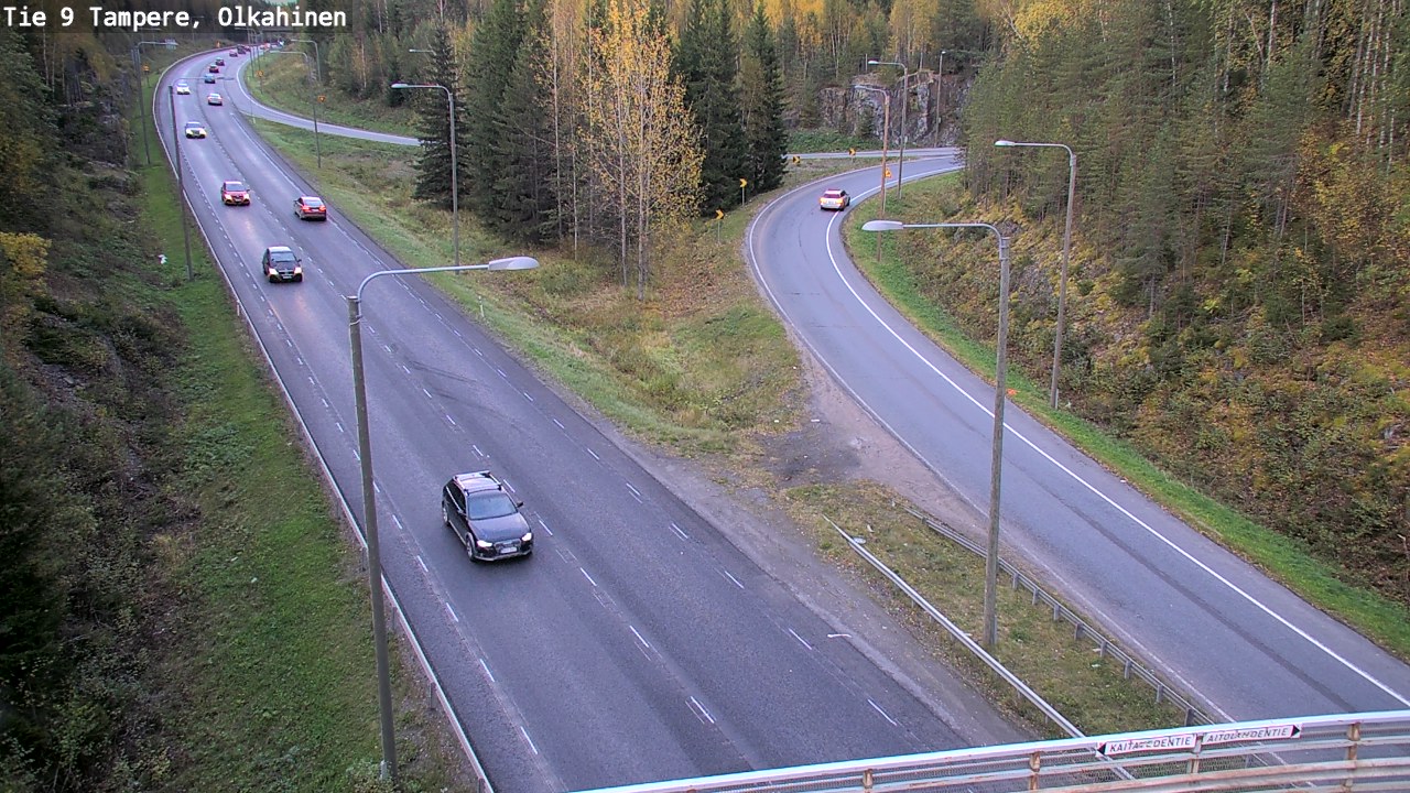Weather Camera Image Road 9 Tampere, Olkahinen, Tampere, Pirkanmaa