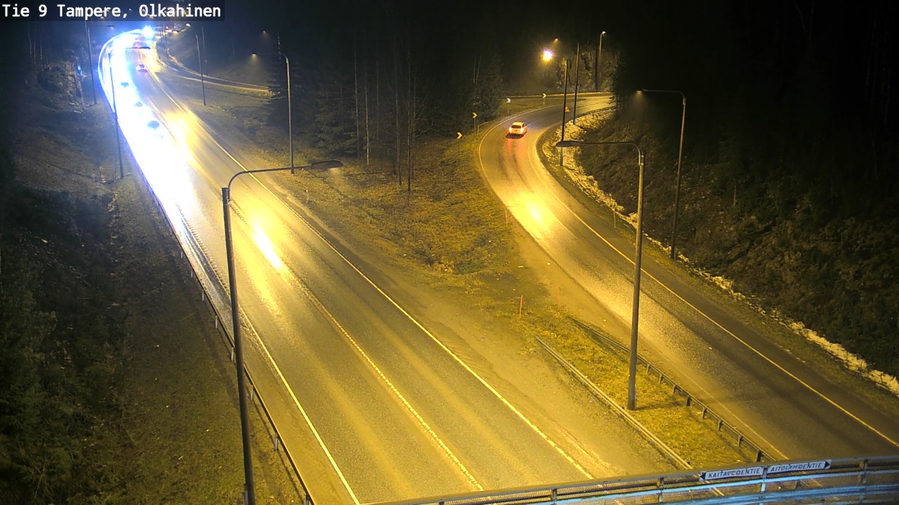 Weather Camera Image Road 9 Tampere, Olkahinen, Tampere, Pirkanmaa
