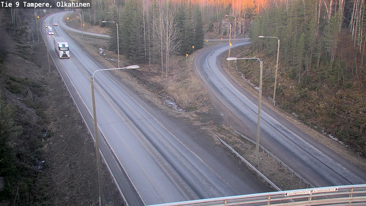 Weather Camera Image Road 9 Tampere, Olkahinen, Tampere, Pirkanmaa