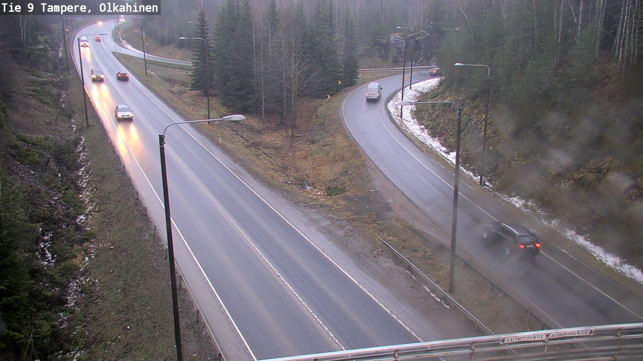 Weather Camera Image Road 9 Tampere, Olkahinen, Tampere, Pirkanmaa