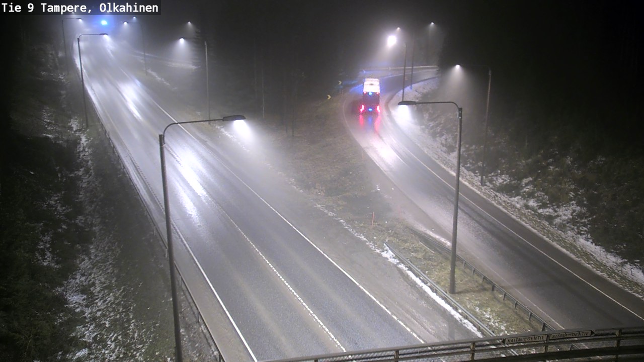 Weather Camera Image Väg 9 Tammerfors, Olkahinen, Tampere, Pirkanmaa