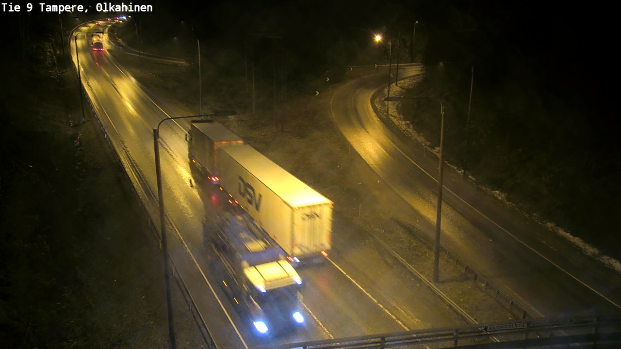 Weather Camera Image Road 9 Tampere, Olkahinen, Tampere, Pirkanmaa