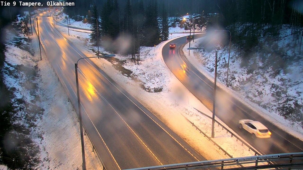 Weather Camera Image Väg 9 Tammerfors, Olkahinen, Tampere, Pirkanmaa