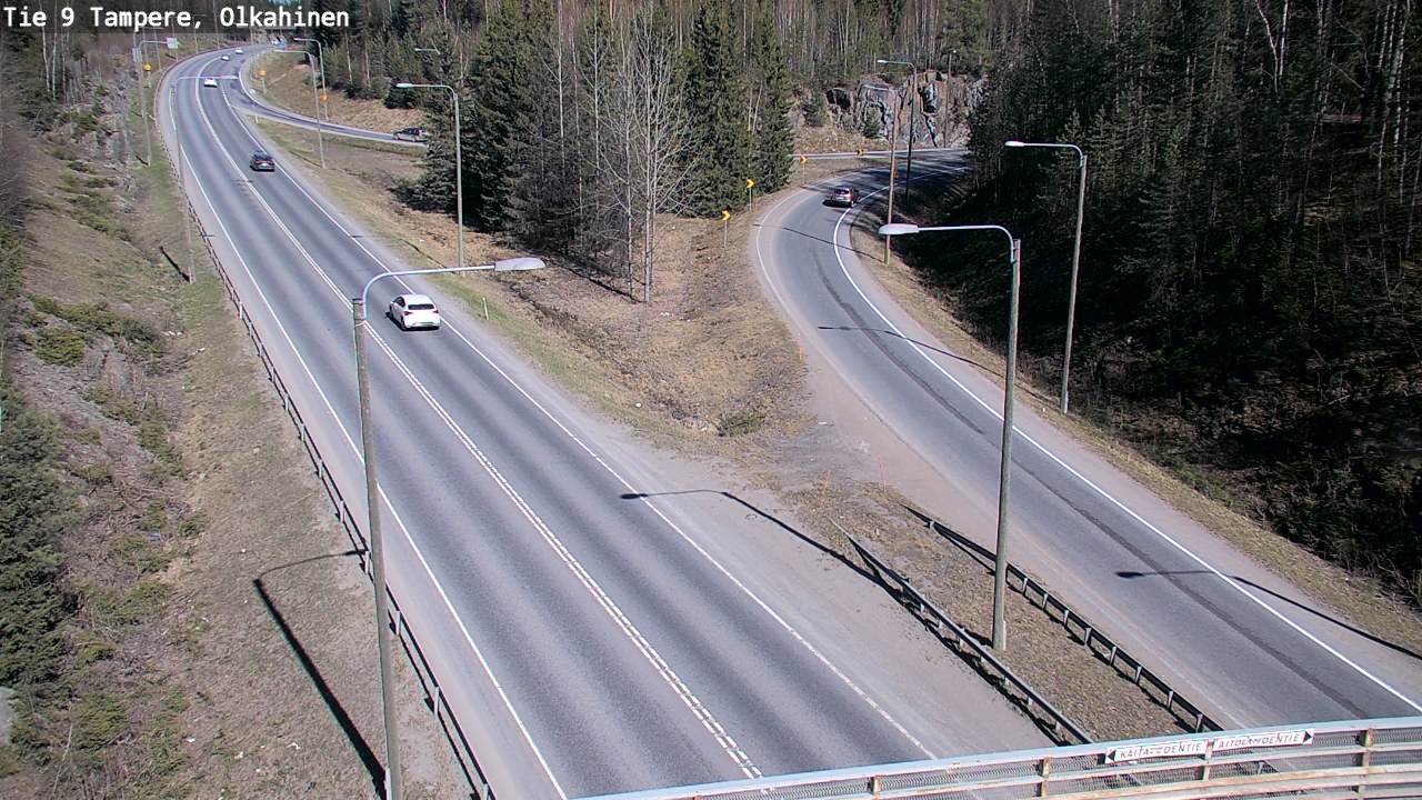 Weather Camera Image Road 9 Tampere, Olkahinen, Tampere, Pirkanmaa