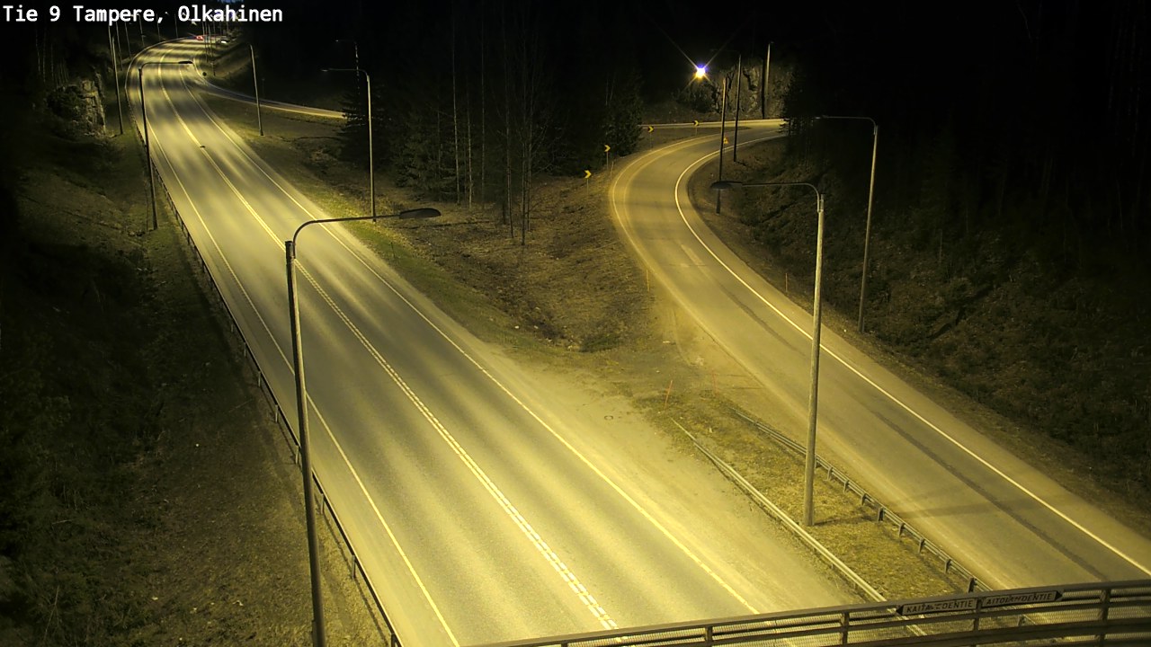 Weather Camera Image Väg 9 Tammerfors, Olkahinen, Tampere, Pirkanmaa
