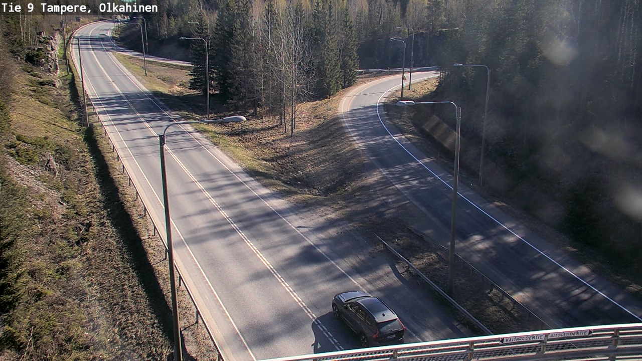Weather Camera Image Road 9 Tampere, Olkahinen, Tampere, Pirkanmaa