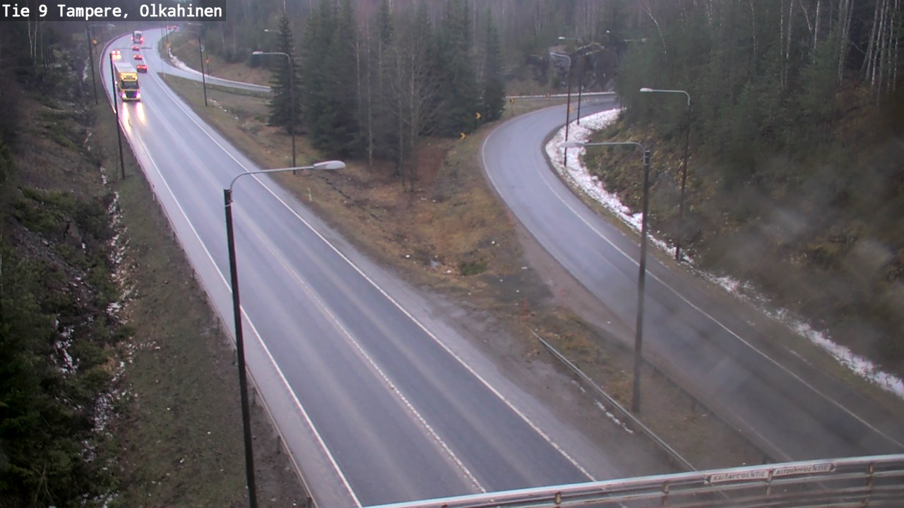 Weather Camera Image Road 9 Tampere, Olkahinen, Tampere, Pirkanmaa