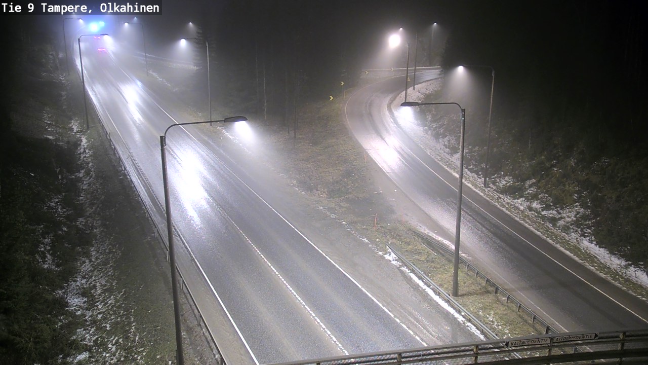 Weather Camera Image Väg 9 Tammerfors, Olkahinen, Tampere, Pirkanmaa