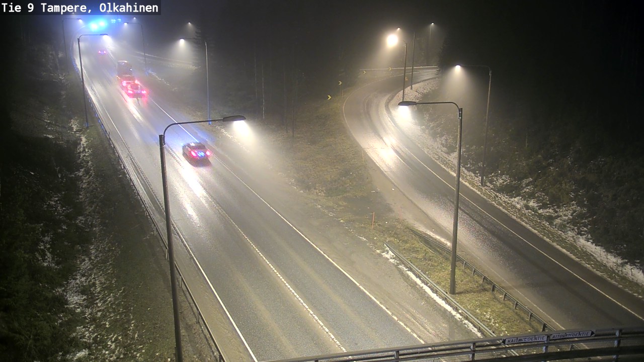 Weather Camera Image Väg 9 Tammerfors, Olkahinen, Tampere, Pirkanmaa