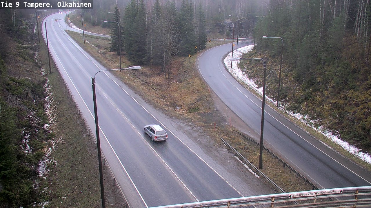 Weather Camera Image Road 9 Tampere, Olkahinen, Tampere, Pirkanmaa