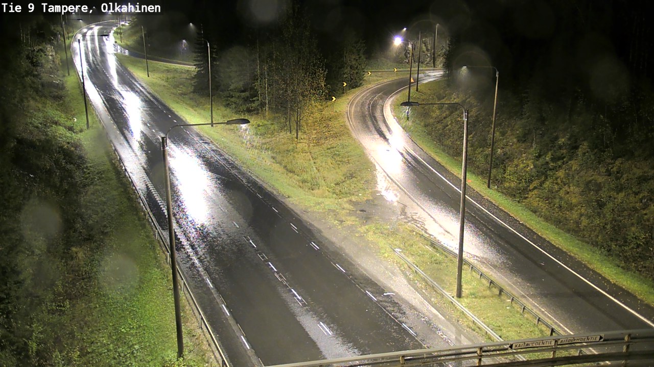Weather Camera Image Road 9 Tampere, Olkahinen, Tampere, Pirkanmaa
