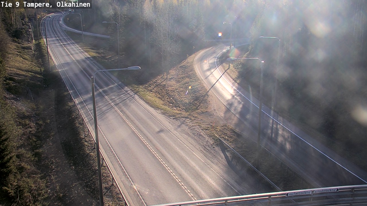 Weather Camera Image Road 9 Tampere, Olkahinen, Tampere, Pirkanmaa