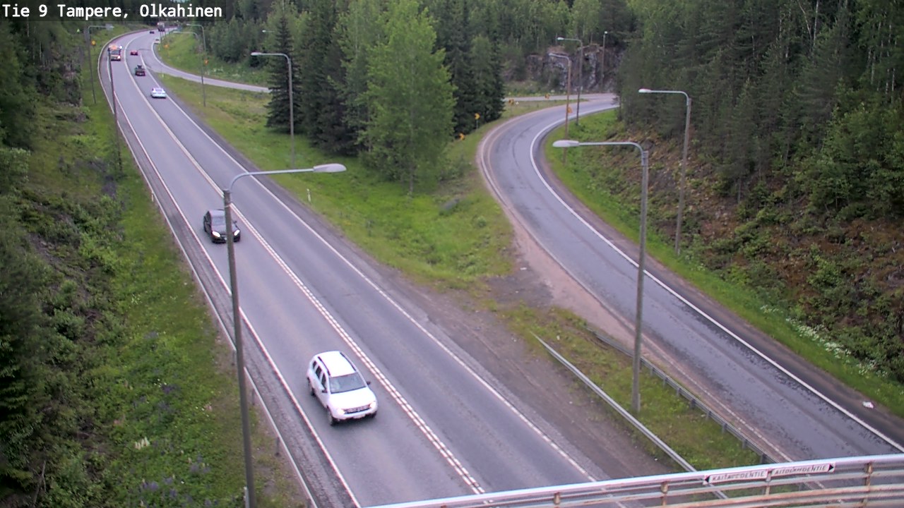 Weather Camera Image Väg 9 Tammerfors, Olkahinen, Tampere, Pirkanmaa