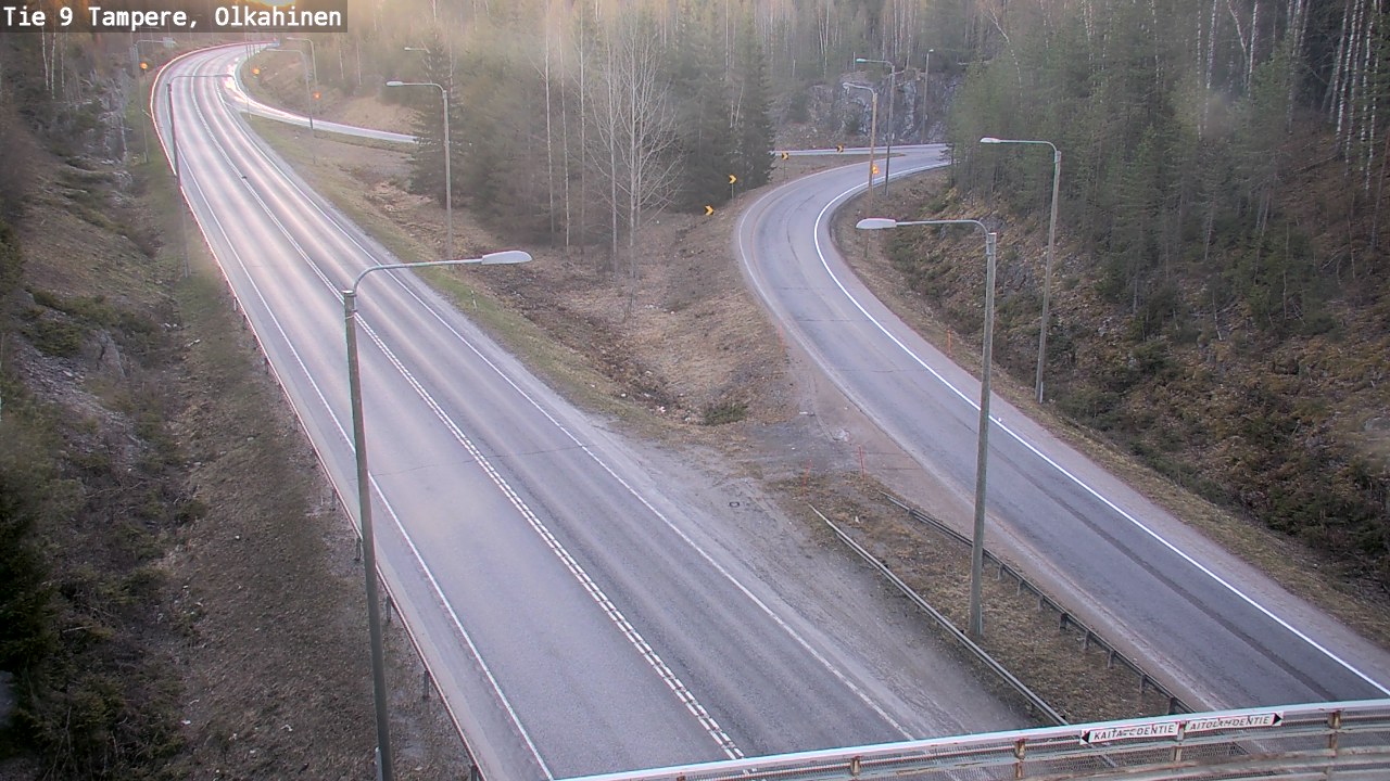 Weather Camera Image Road 9 Tampere, Olkahinen, Tampere, Pirkanmaa