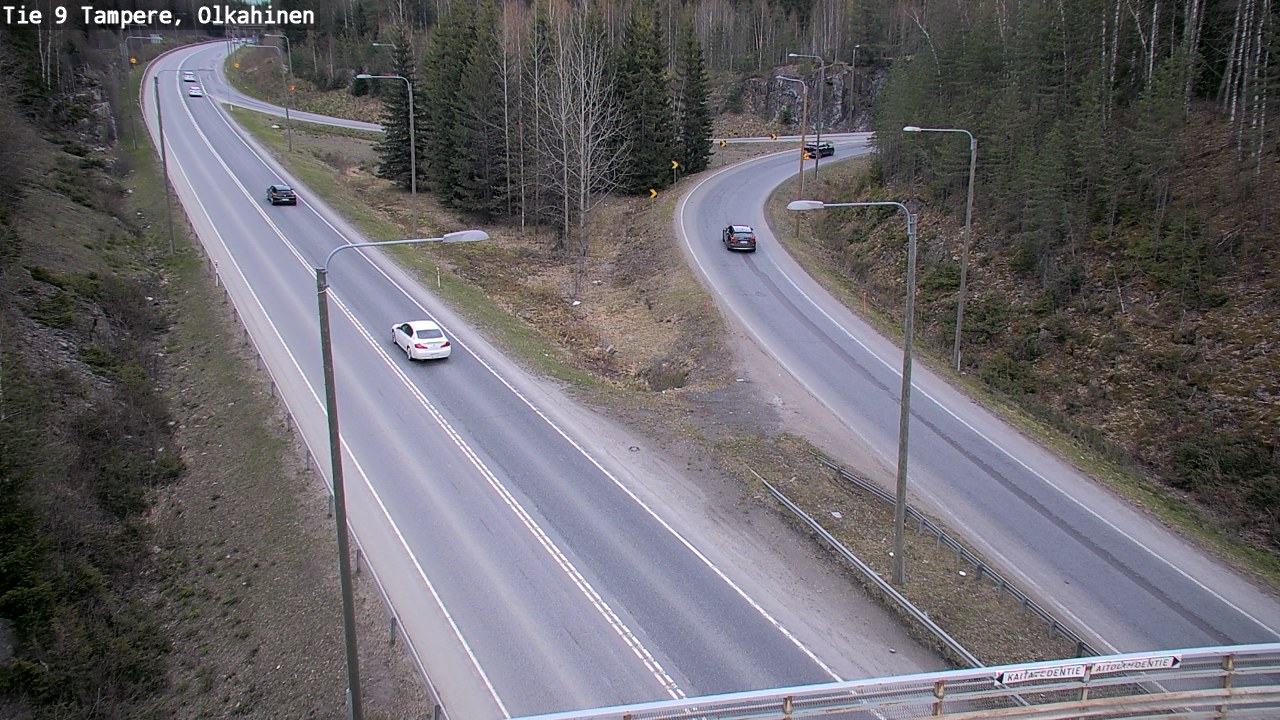 Weather Camera Image Road 9 Tampere, Olkahinen, Tampere, Pirkanmaa