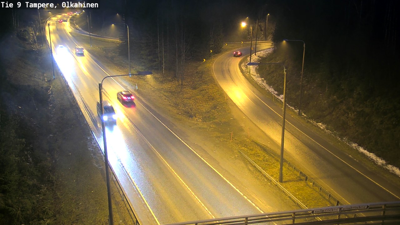 Weather Camera Image Road 9 Tampere, Olkahinen, Tampere, Pirkanmaa