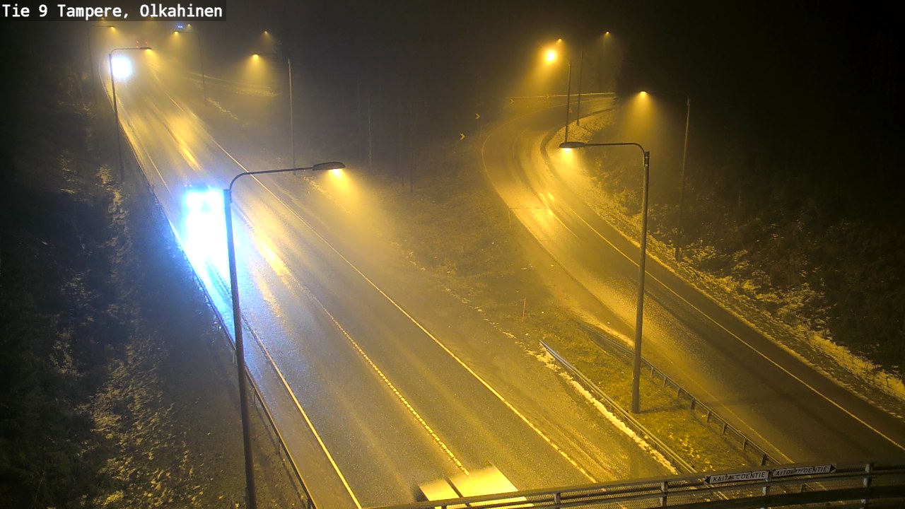 Weather Camera Image Väg 9 Tammerfors, Olkahinen, Tampere, Pirkanmaa