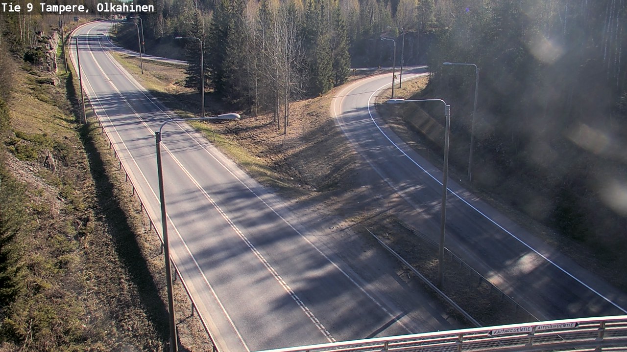 Weather Camera Image Road 9 Tampere, Olkahinen, Tampere, Pirkanmaa