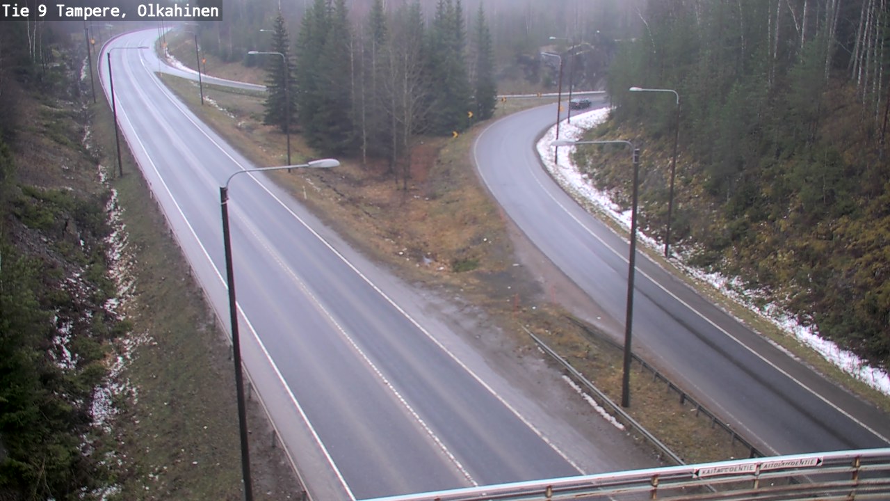 Weather Camera Image Road 9 Tampere, Olkahinen, Tampere, Pirkanmaa