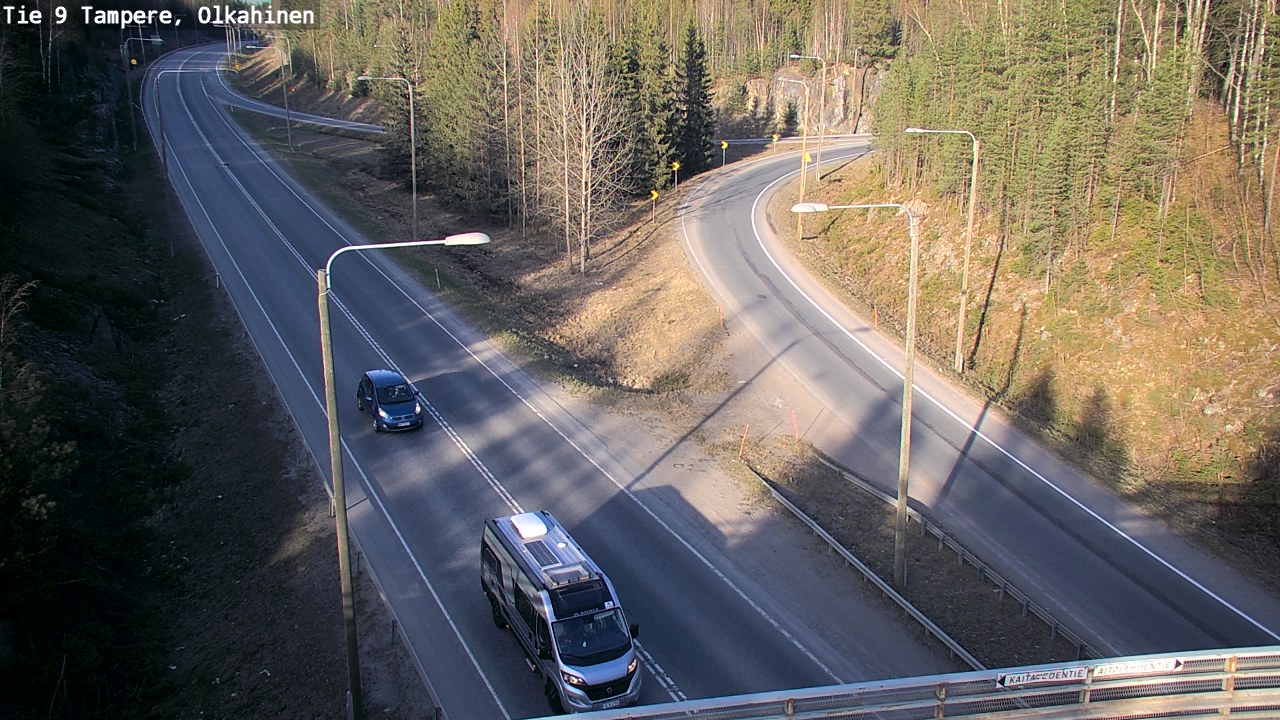 Weather Camera Image Road 9 Tampere, Olkahinen, Tampere, Pirkanmaa