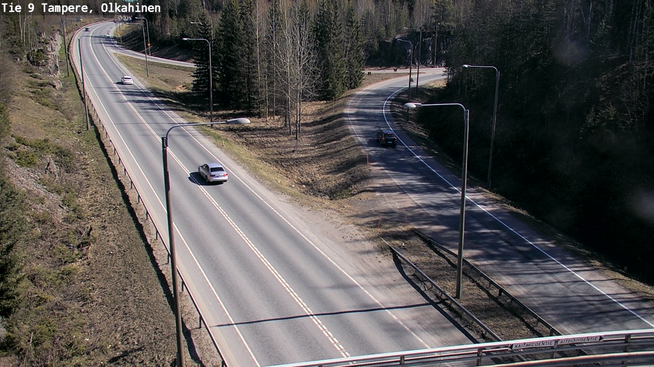 Weather Camera Image Road 9 Tampere, Olkahinen, Tampere, Pirkanmaa