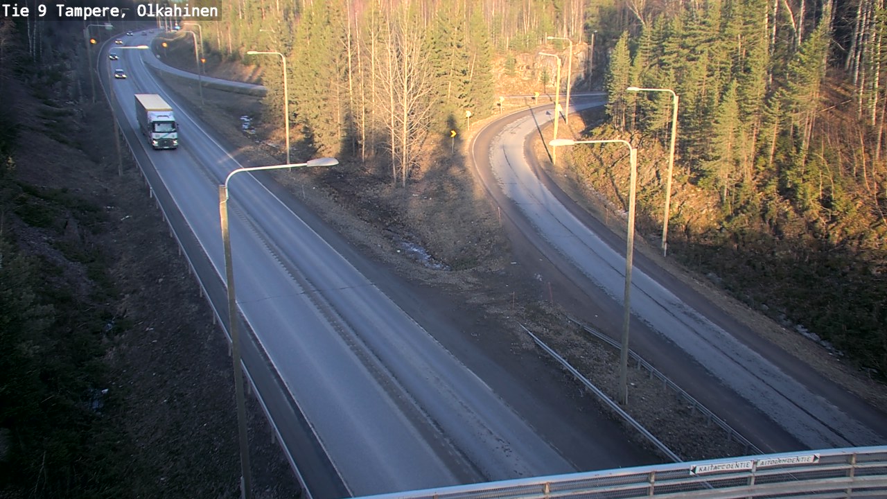 Weather Camera Image Road 9 Tampere, Olkahinen, Tampere, Pirkanmaa