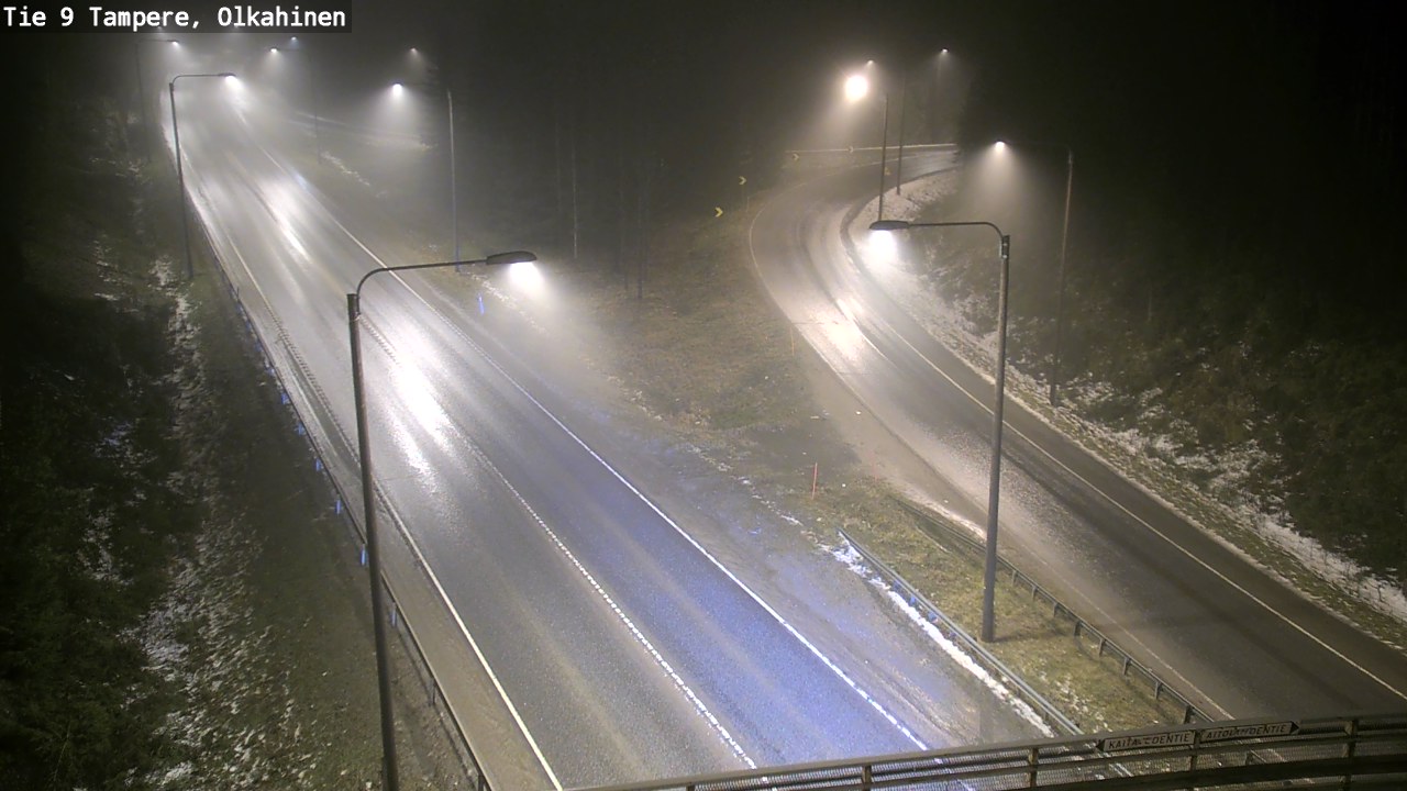 Weather Camera Image Väg 9 Tammerfors, Olkahinen, Tampere, Pirkanmaa