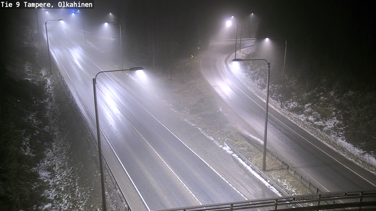 Weather Camera Image Väg 9 Tammerfors, Olkahinen, Tampere, Pirkanmaa