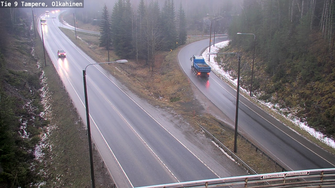 Weather Camera Image Road 9 Tampere, Olkahinen, Tampere, Pirkanmaa