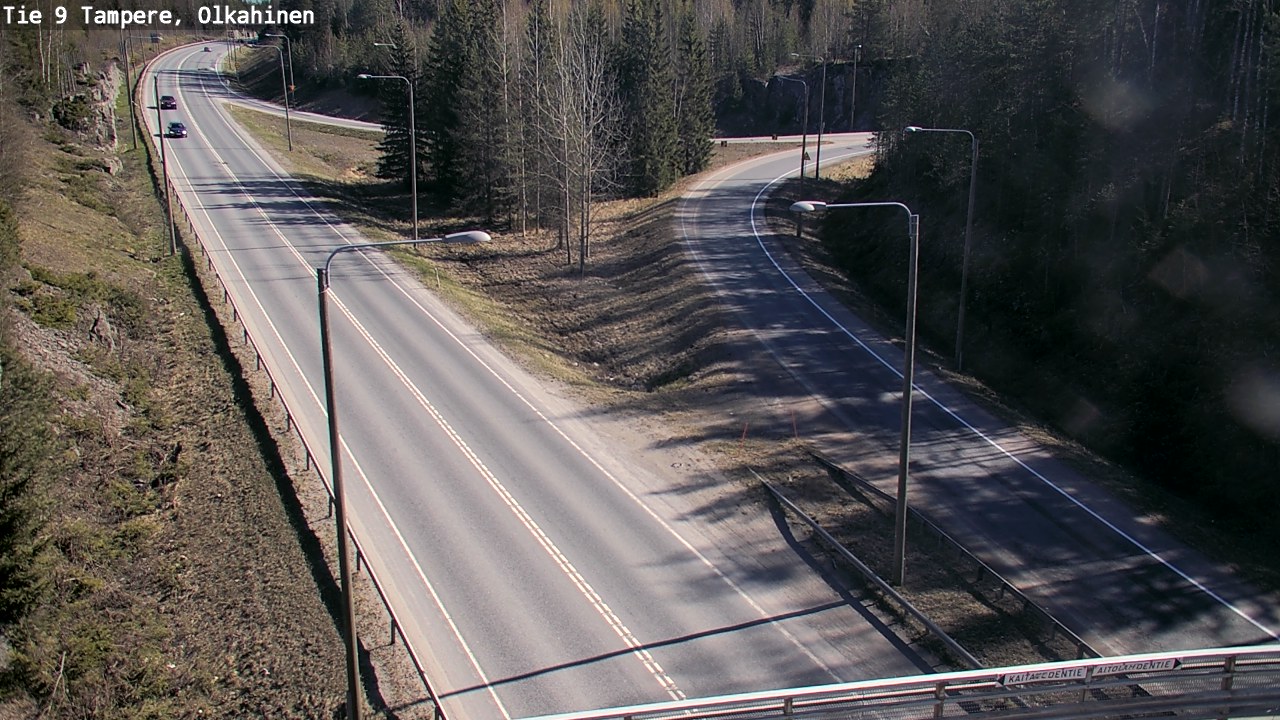 Weather Camera Image Road 9 Tampere, Olkahinen, Tampere, Pirkanmaa