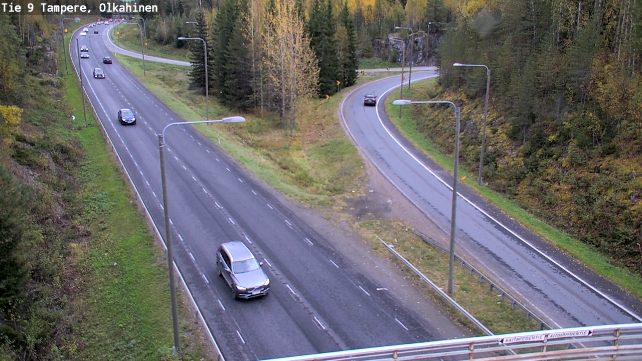 Weather Camera Image Road 9 Tampere, Olkahinen, Tampere, Pirkanmaa