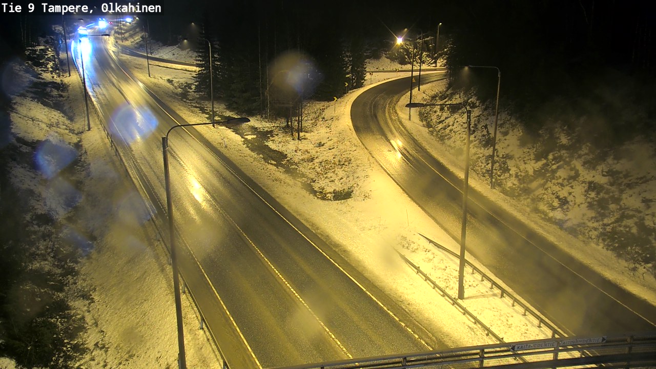 Weather Camera Image Väg 9 Tammerfors, Olkahinen, Tampere, Pirkanmaa