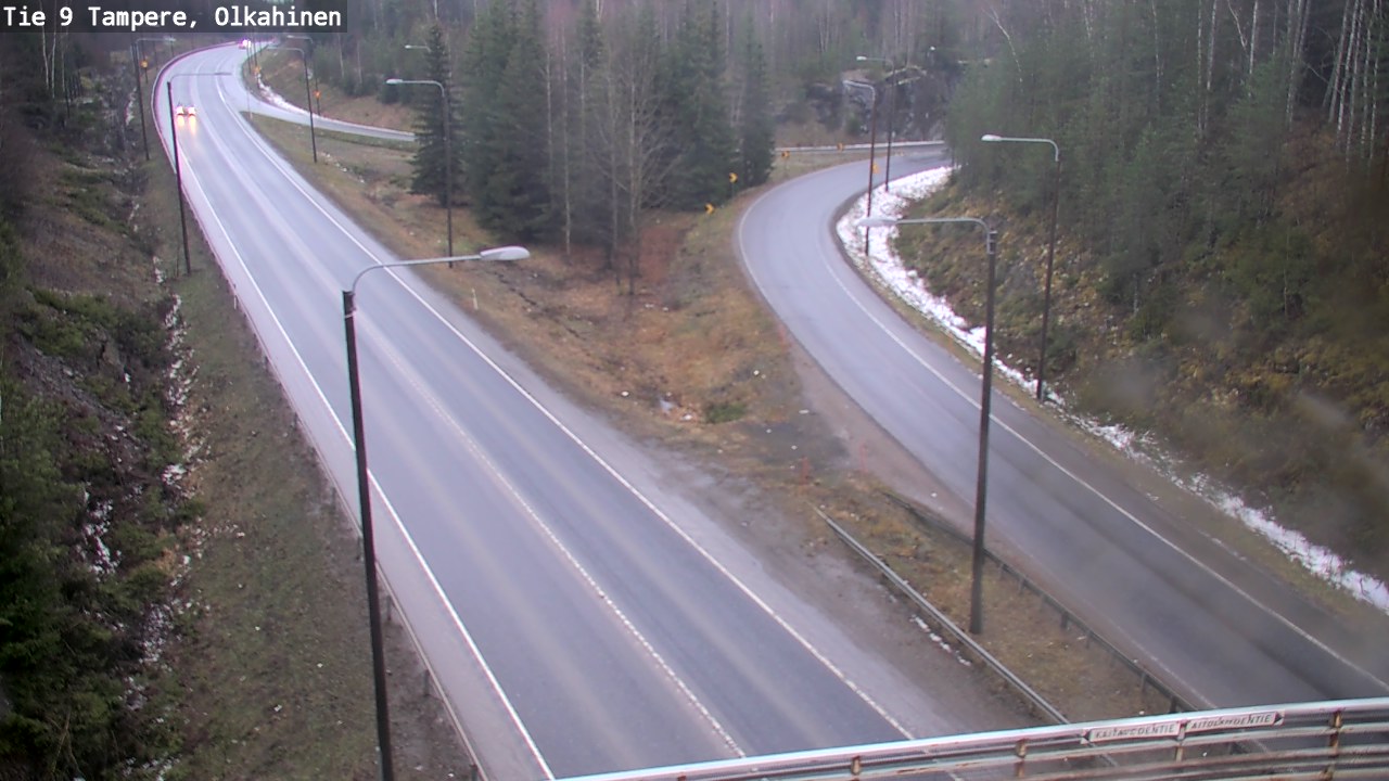 Weather Camera Image Road 9 Tampere, Olkahinen, Tampere, Pirkanmaa