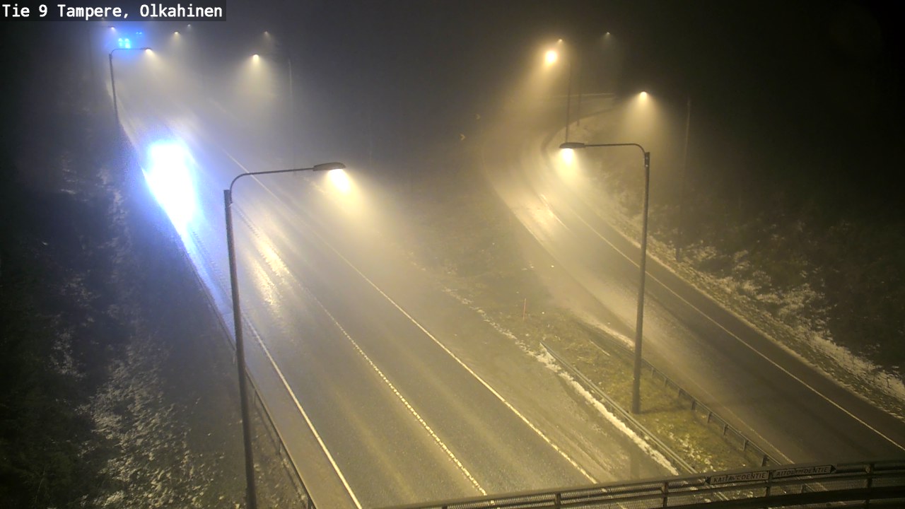 Weather Camera Image Väg 9 Tammerfors, Olkahinen, Tampere, Pirkanmaa