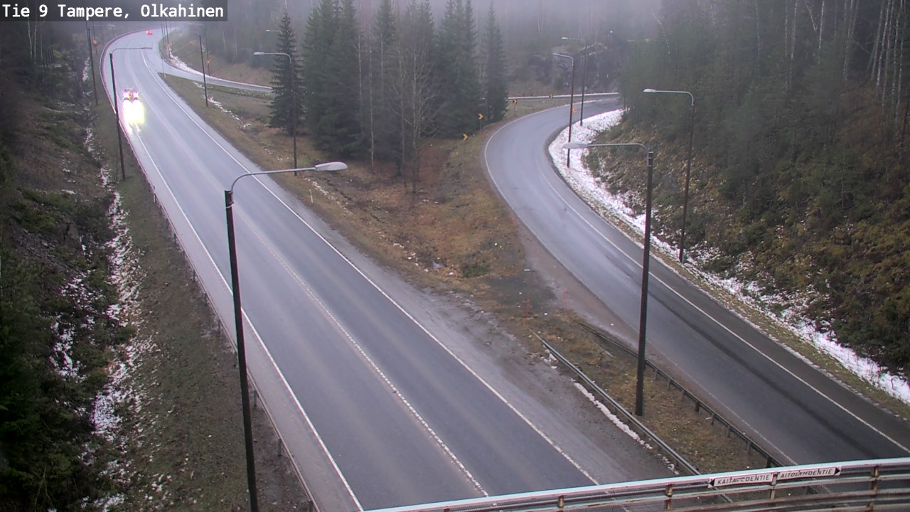 Weather Camera Image Road 9 Tampere, Olkahinen, Tampere, Pirkanmaa