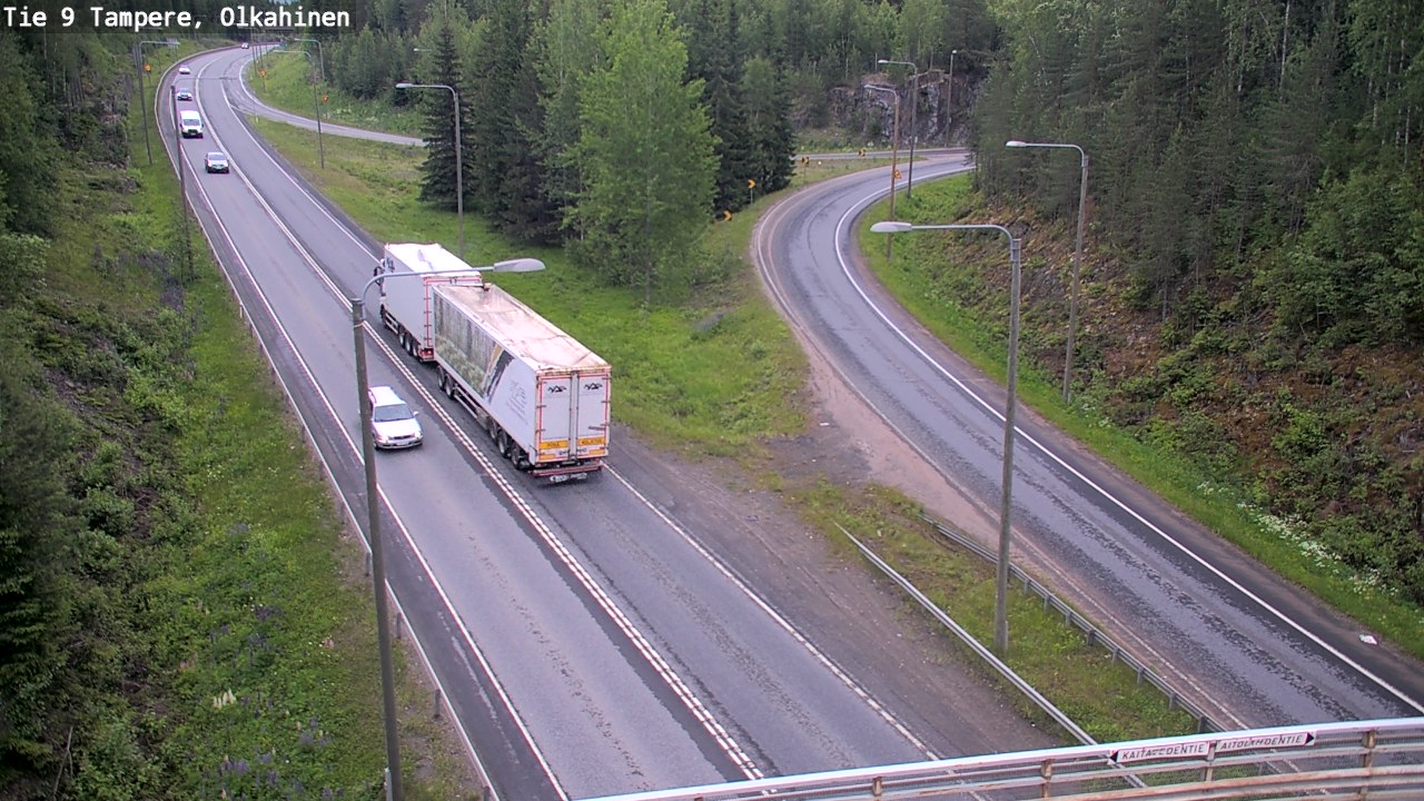 Weather Camera Image Väg 9 Tammerfors, Olkahinen, Tampere, Pirkanmaa