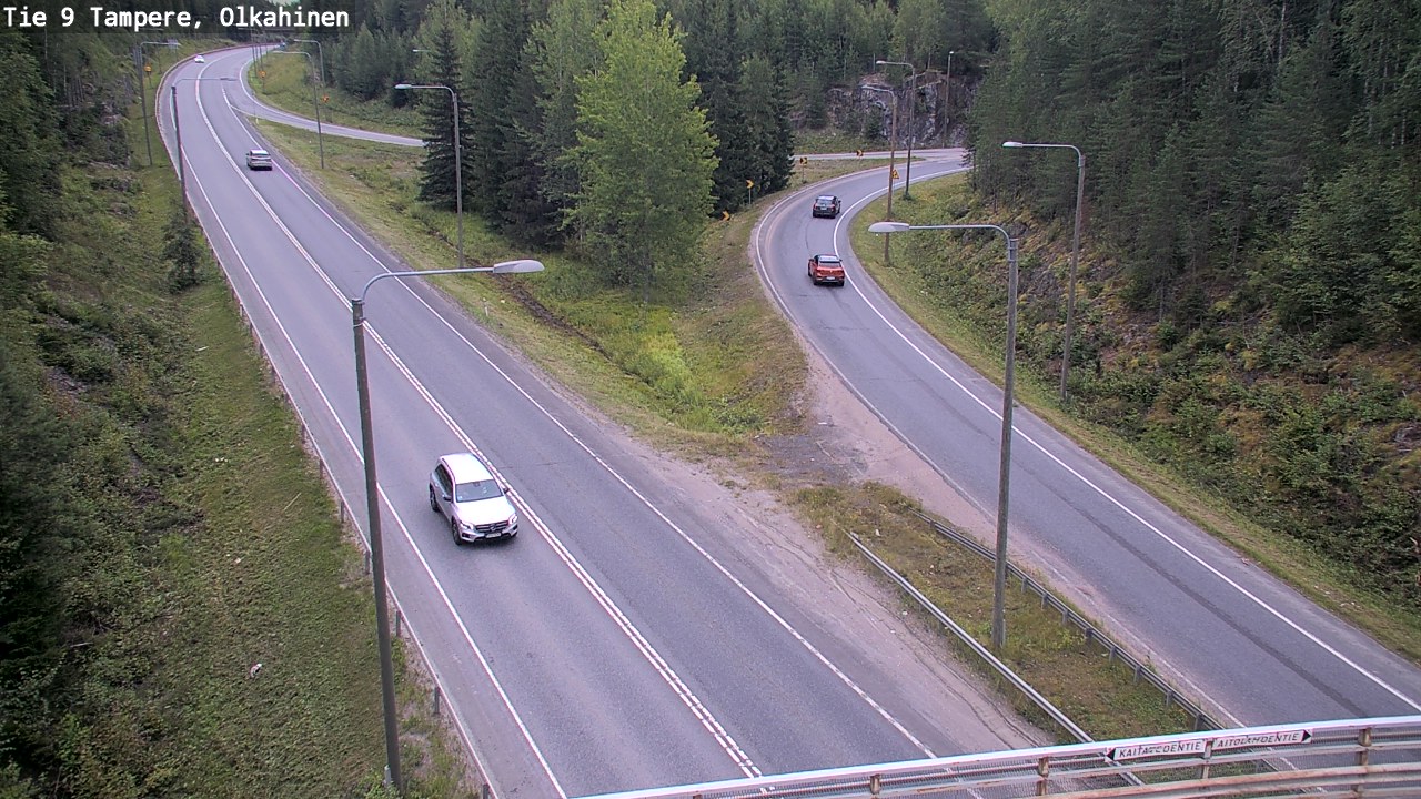 Weather Camera Image Road 9 Tampere, Olkahinen, Tampere, Pirkanmaa