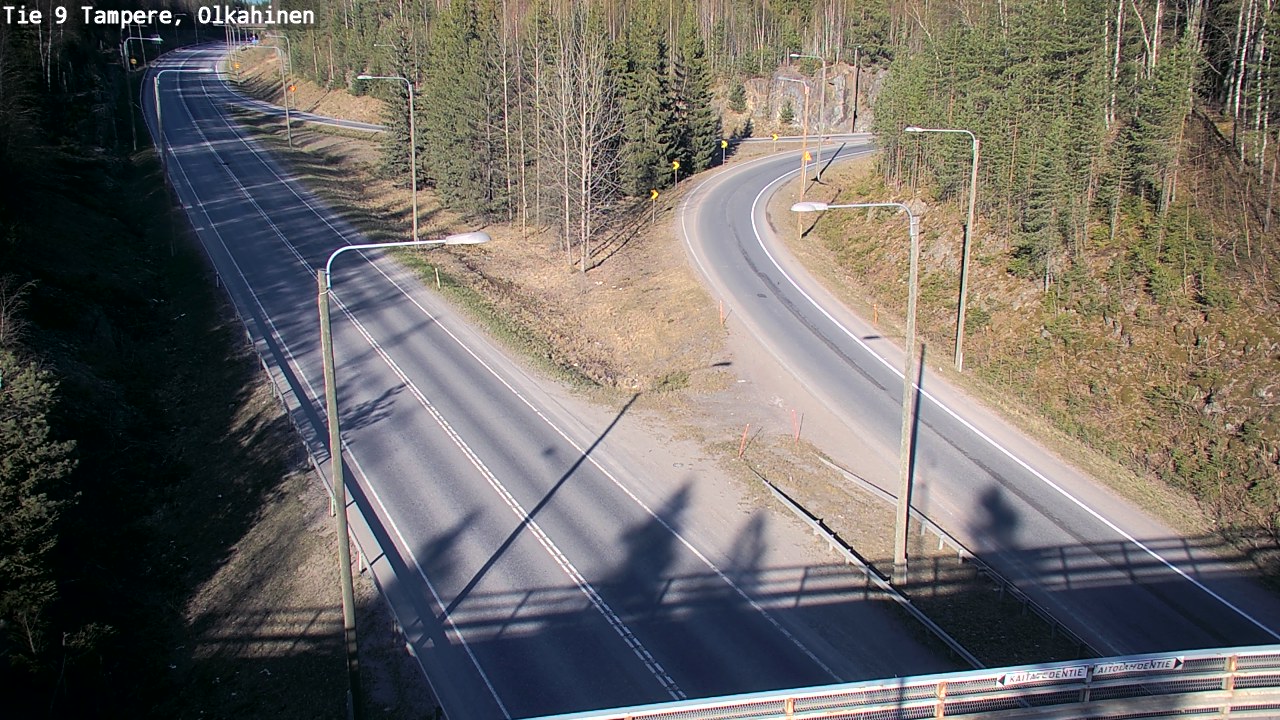 Weather Camera Image Road 9 Tampere, Olkahinen, Tampere, Pirkanmaa