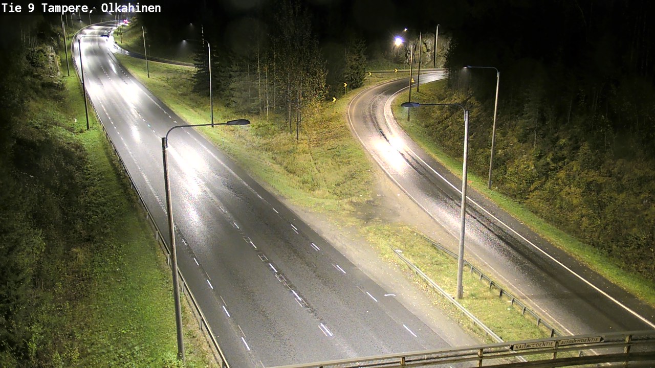 Weather Camera Image Road 9 Tampere, Olkahinen, Tampere, Pirkanmaa