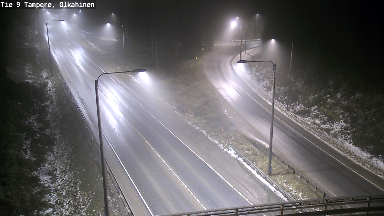 Weather Camera Image Väg 9 Tammerfors, Olkahinen, Tampere, Pirkanmaa