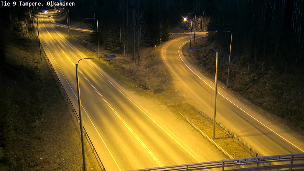 Weather Camera Image Road 9 Tampere, Olkahinen, Tampere, Pirkanmaa